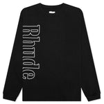 Side Logo L/S Tee - Vintage Black
