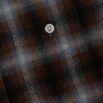 Abc. Flannel Plaid Puffer Quilted Jacket - Blue