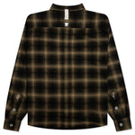 Abc. Flannel Plaid Puffer Quilted Jacket - Green