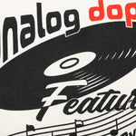 Feature x Analog Dope Spin Vinyl Tee - Cannoli Cream