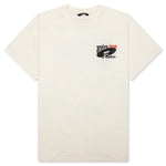 Feature x Analog Dope Spin Vinyl Tee - Cannoli Cream