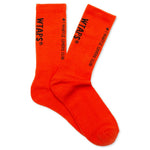 Vans x WTAPS Coordinates Crew Socks (9.5-13) - Mandarin Red