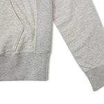 Vintage Numbering Pullover Hoodie - Grey